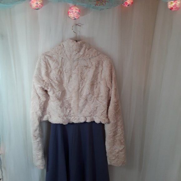 Faux fur Buffalo David Bitton Teddy Bear Blazer - Picture 6 of 8